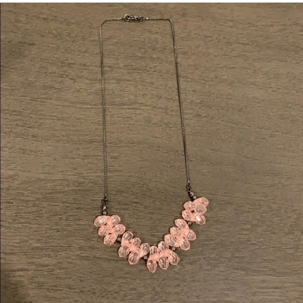 Stella & Dot pink necklace